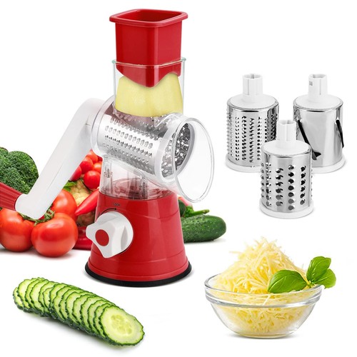 Rotary vegetable shredder - shredder, in