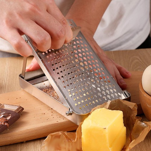 Stainless steel cheese - steel, grater