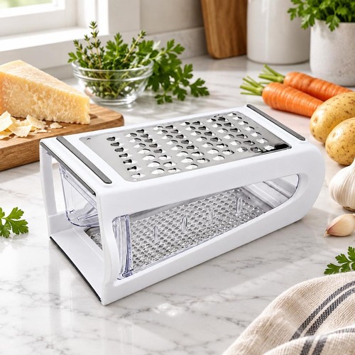 Stainless steel grater cheese - steel,