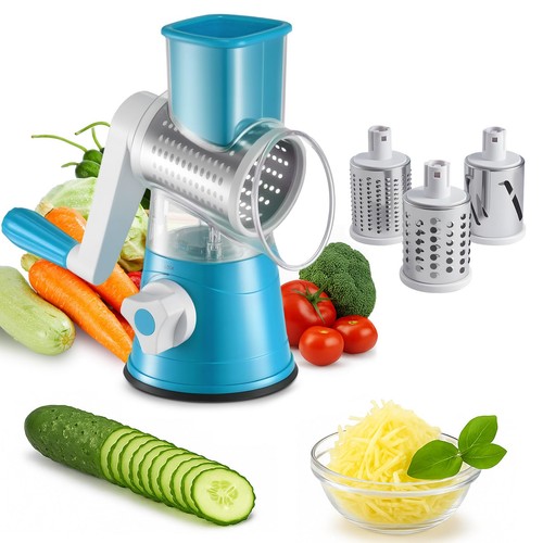 Rotary cheese grater handheld - grater,