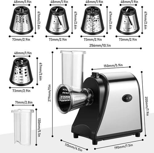 Electric grater 5in1 vegetable - grater,