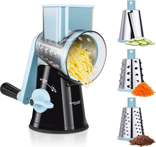 Rotary cheese grater - cheese, manual