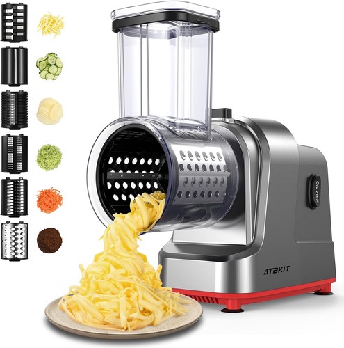 Electric cheese grater with